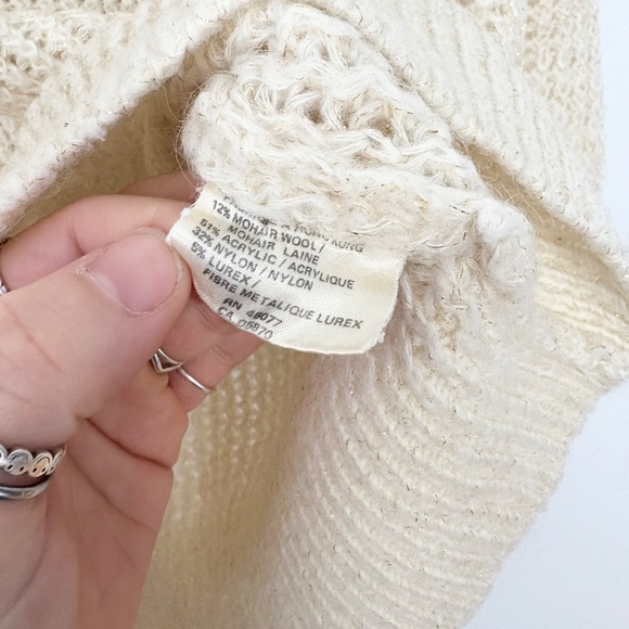 Vintage esprit mohair blend metallic sweater - Picture 5 of 7